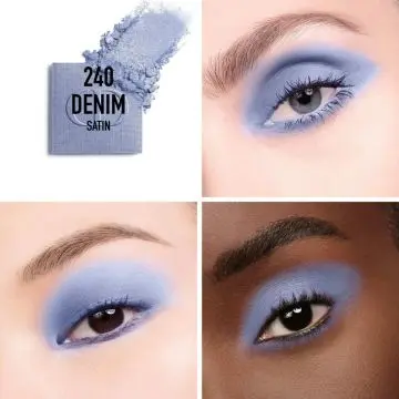Diorshow Mono Couleur Fard à Paupières Haute Couleur & Longue Tenue 240 Denim - Dior - Maquillage - Visuel 2