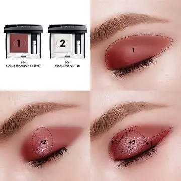 Diorshow Mono Couleur Couture - Fard à paupières haute couleur 826 Rose Montaigne - Dior - Maquillage - Visuel 4
