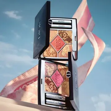 Diorshow 5 Couleurs - Édition Limitée Fards à Paupières Haute Couleur 654 Coral Riviera - Dior - Maquillage - Visuel 4