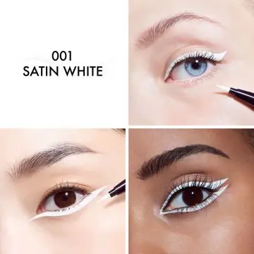 Diorshow Liquid Liner Eyeliner Feutre Ultra-Précis - Couleur Intense Waterproof 001 Satin White - Dior - Maquillage - Visuel 3