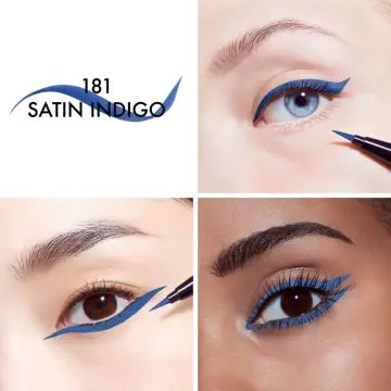 Diorshow Liquid Liner Eyeliner Feutre Ultra-Précis - Couleur Intense Waterproof 181 Satin Indigo - Dior - Maquillage - Visuel 3