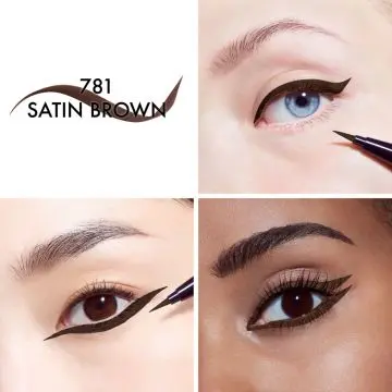 Diorshow Liquid Liner Eyeliner Feutre Ultra-Précis - Couleur Intense Waterproof 781 Satin Brown - Dior - Maquillage - Visuel 3