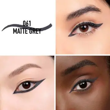Diorshow Stylo Eyeliner Waterproof - Tenue 24 h - Couleur Intense 061 Matte Grey - Dior - Maquillage - Visuel 2
