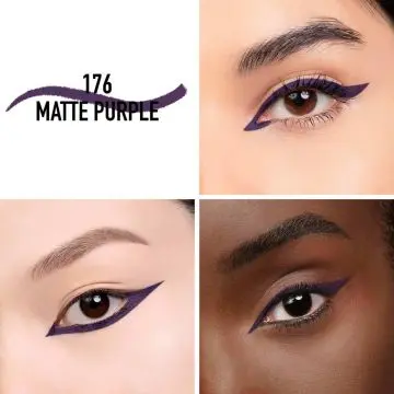 Diorshow Stylo Eyeliner Waterproof - Tenue 24 h - Couleur Intense 176 Matte Purple - Dior - Maquillage - Visuel 2