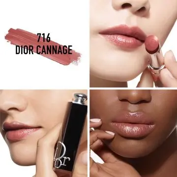 Dior Addict Rouge à Lèvres Brillant - 90 % d'Origine Naturelle 716 Dior Cannage - Dior - Maquillage - Visuel 2