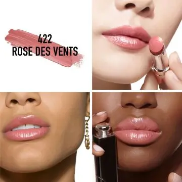 Dior Addict Recharge Rouge à Lèvres Brillant - Couleur Intense - 90 % d'Ingrédients d'Origine Naturelle 422 Rose des Vents - Dior - Maquillage - Visuel 3