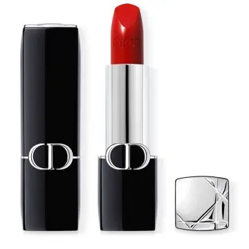 Rouge Dior Rouge à Lèvres Confort & Longue Tenue - Fini Satin 999 - Dior - Maquillage - Visuel 1