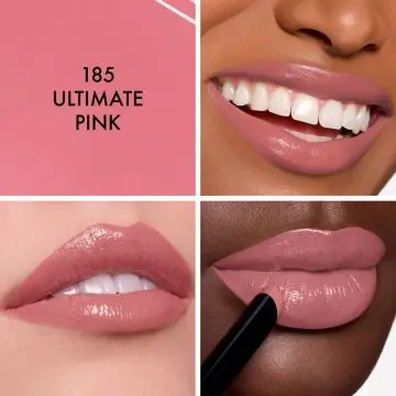 Rouge Dior On Stage Rouge à Lèvres Fini Brillant Ultra Longue Tenue 185 Ultimate Pink - Dior - Maquillage - Visuel 3