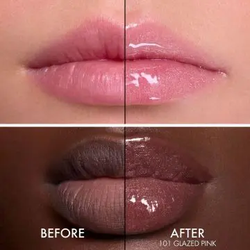 Dior Addict Lip Glow Butter - Soin des Lèvres Ultra-Brillant 101 Glazed Pink - Dior - Maquillage - Visuel 3