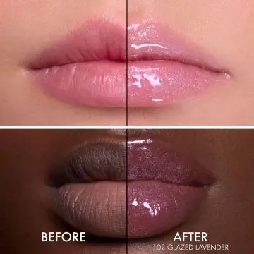 Dior Addict Lip Glow Butter Soin des Lèvres Ultra-Brillant 102 Glazed Lavender - Dior - Maquillage - Visuel 3
