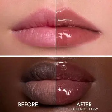 Dior Addict Lip Glow Butter Soin des Lèvres Ultra-Brillant 104 Black Cherry - Dior - Maquillage - Visuel 3