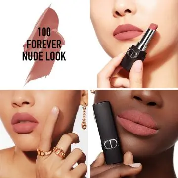 Rouge Dior Forever Rouge à lèvres sans transfert - Mat ultra-pigmenté 100 Forever Nude Look - Dior - Maquillage - Visuel 2