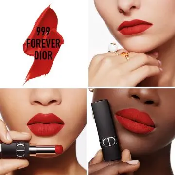 Rouge Dior Forever Rouge à lèvres sans transfert - Mat ultra-pigmenté 999 Forever Dior - Dior - Maquillage - Visuel 2