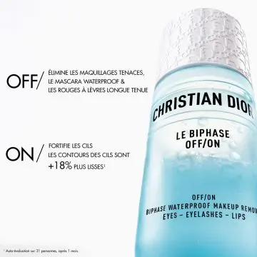 Le Biphase Off/On Démaquillant Biphase Yeux, Cils & Lèvres 125ml