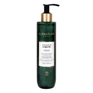 DOUCEUR ORIGINELLE Shampooing Extra-Doux & Apaisant Flacon pompe 250ml - Elénature - Soin - Visuel 1 DOUCEUR ORIGINELLE Shampooing Extra-Doux & Apaisant Flacon pompe 250ml - Elénature - Soin - Visuel 1