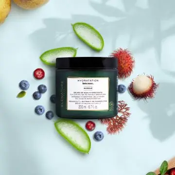 Hydratation Intense Masque Gelée de Soin Hydratante 200ml - Elénature - Soin - Visuel 2 Hydratation Intense Masque Gelée de Soin Hydratante 200ml - Elénature - Soin - Visuel 2