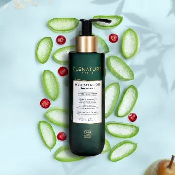 HYDRATATION INTENSE Après-Shampooing Gelée Hydratante Flacon pompe 200ml - Elénature - Soin - Visuel 2