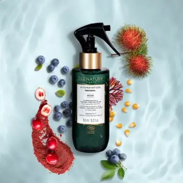 Hydratation Intense Brume Hydratante & Thermo-protectrice 150ml - Elénature - Soin - Visuel 2