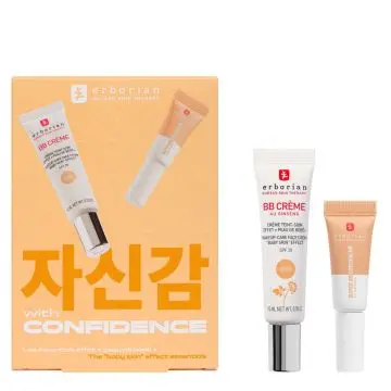 Coffret Les Essentiels Effet Peau de Bébé Soin Teinté & Anti-Cernes Doré  - Erborian - Soin - Visuel 2
