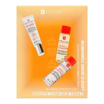 Coffret Trio Centella BB Crème Doré, Huile Démaquillante & Gel Nettoyant Doux  - Erborian - Soin - Visuel 1