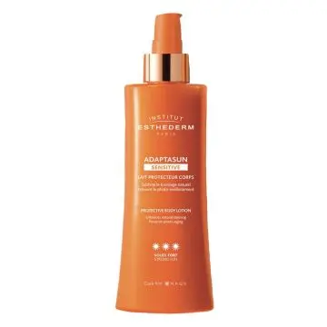 Lait Protecteur Corps Peaux Sensibles Soleil Fort Adaptasun Sensitive 200ml - Esthederm - Soin - Visuel 1