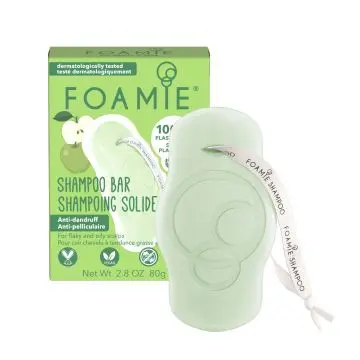 Shampoing solide An Apple A Day Pomme 80 g - Foamie - Soin - Visuel 1