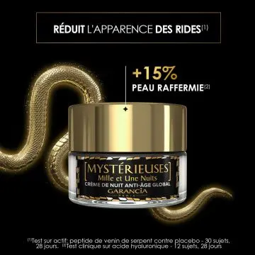 Mystérieuses Mille et Une Nuits Crème de Nuit Anti-Âge Global 30ml - Garancia - Soin - Visuel 2
