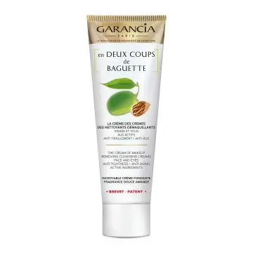 en deux coups de baguette amande  démaquillant crème anti-âge & anti-tiraillement 120g - Garancia - Soin - Visuel 1