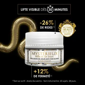 Mystérieux Mille et Un Jours Émulsion de Jour Anti-Âge Global 30ml - Garancia - Soin - Visuel 3