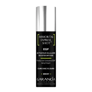 immortal express shot EGF  sérum activateur cellulaire booster anti-âge  15ml - Garancia - Soin - Visuel 1