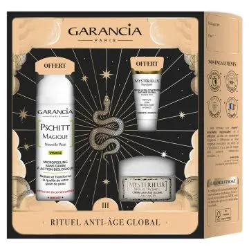 Coffret Rituel Anti-Âge Global Micropeeling et Sérum Visage & Crème Anti-Âge  - Garancia - Soin - Visuel 1