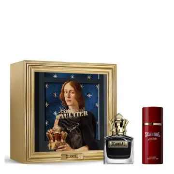 Coffret Scandal pour Homme Eau de Parfum Intense 100ml & Déodorant Spray  - Jean Paul Gaultier - Parfum - Visuel 1