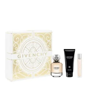 Coffret L'Interdit Eau de Parfum 50ml, Lait Corps & Format Voyage  - Givenchy - Parfum - Visuel 1