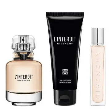 Coffret L'Interdit Eau de Parfum 50ml, Lait Corps & Format Voyage  - Givenchy - Parfum - Visuel 2