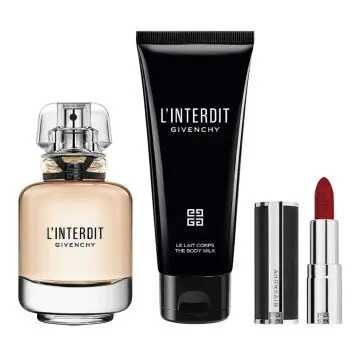 Coffret L'Interdit  Eau de Parfum 50ml, Lotion Corps & Rouge à Lèvres  - Givenchy - Parfum - Visuel 2