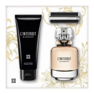 Coffret L'Interdit Eau de Parfum 50ml, Lait Corps & Rouge à Lèvres  - Givenchy - Parfum - Visuel 3