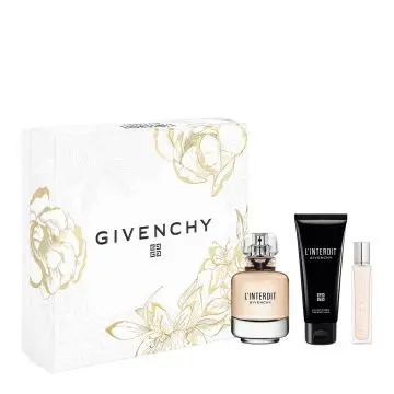 Coffret L'Interdit Eau de Parfum 80ml, Lait Corps & Format Voyage  - Givenchy - Parfum - Visuel 1