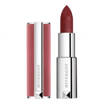 Le Rouge Sheer Velvet Rouge à Lèvres Mat Effet floutant Rechargeable N39 - ROUGE GRENAT - Givenchy - Maquillage - Visuel 1