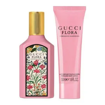 Coffret Flora Gorgeous Gardenia Eau de Parfum 50ml & Lait Corps  - Gucci - Parfum - Visuel 2