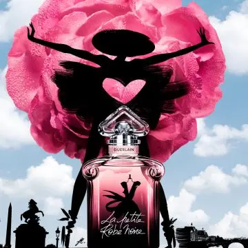 Coffret La Petite Robe Noire  Eau de Parfum Intense 50ml & 5ml, Lait Corps  - Guerlain - Parfum - Visuel 3