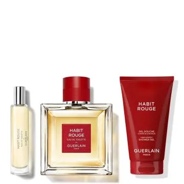 Coffret Habit Rouge Eau de Toilette 100ml, Gel Douche & Format Voyage  - Guerlain - Parfum - Visuel 2