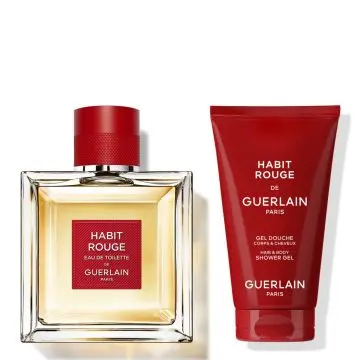 Coffret Habit Rouge Eau de Toilette 100ml & Gel Douche  - Guerlain - Parfum - Visuel 2