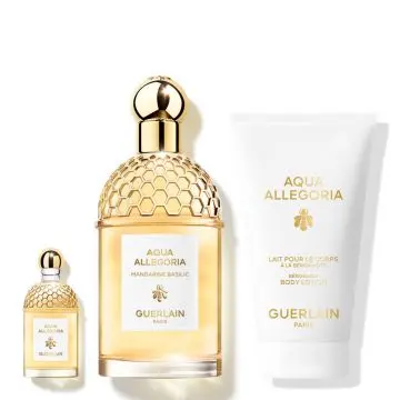 Coffret Aqua Allegoria Mandarine Basilic Eau de Toilette 125ml, Miniature & Lait Corps  - Guerlain - Parfum - Visuel 2