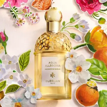 Coffret Aqua Allegoria Mandarine Basilic Eau de Toilette 125ml, Miniature & Lait Corps  - Guerlain - Parfum - Visuel 4