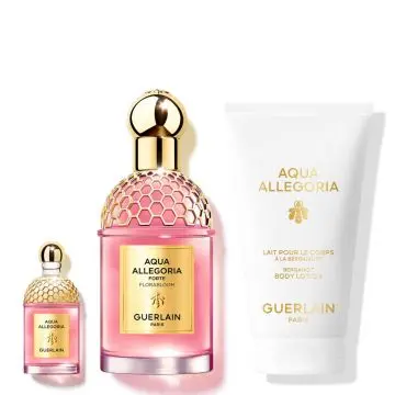 Coffret Aqua Allegoria Forte Florabloom Eau de Parfum 75ml, Lait Corps & Miniature  - Guerlain - Parfum - Visuel 2