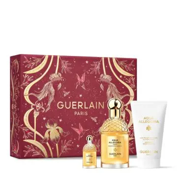 Coffret Aqua Allegoria Forte Mandarine Basilic Eau de Parfum 75ml, Lait Corps & Miniature  - Guerlain - Parfum - Visuel 1