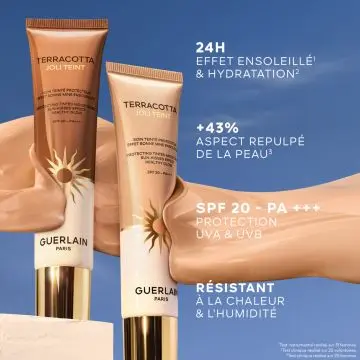 Terracotta Joli Teint Soin Teinté Protecteur SPF20 30 Sunwarm - Teint Médium - Guerlain - Maquillage - Visuel 3