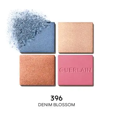 Ombres G Blooming Denim - Édition Limitée Ombres à Paupières 4 Couleurs 396 Denim Blossom - Guerlain - Maquillage - Visuel 2