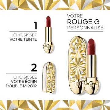 Rouge G - Édition Limitée Le Rouge à Lèvres Soin Personnalisable Fini Satin - La Recharge 