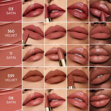 Rouge G Blooming Denim - Édition Limitée Le Rouge à Lèvres Soin Personnalisable Fini Velvet - La Recharge 205 Le Nude Amandine